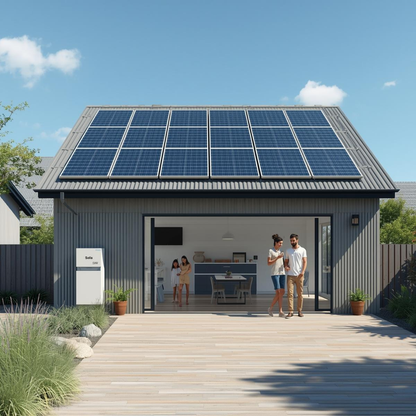 5 kW hybrid solar kit South Africa custom panels batteries installation